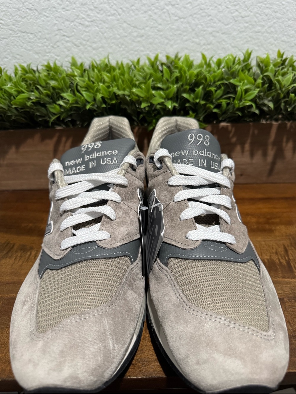New Balance 998 Made In USA Gray Suede Casual Sneakers U998GR Men’s Size 13 D - Picture 3 of 10